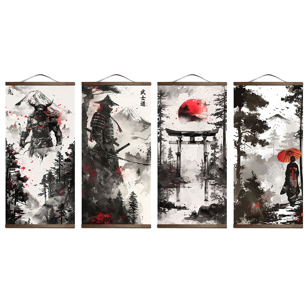 Samurai Journey Scroll Series