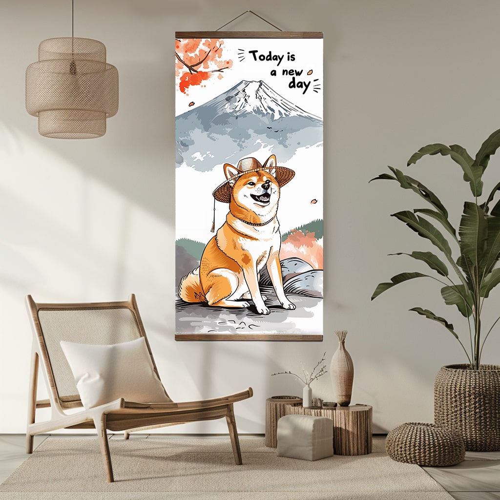 Shiba Inu Scroll Series